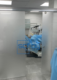 clients and partners2-Перегородка линейная с раздвижной дверью